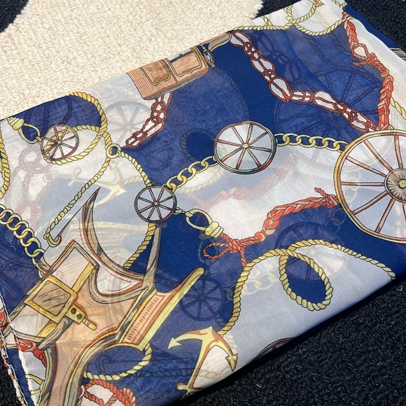 Sheer Printed Scarf - Picture 1 of 3